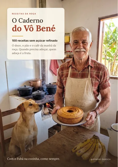 Capa do Caderno do Vô Bené